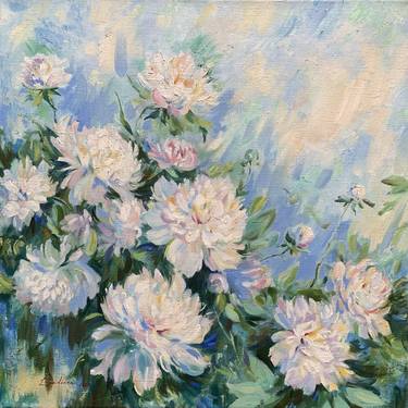 Original Impressionism Floral Paintings by Lydia Laidinen