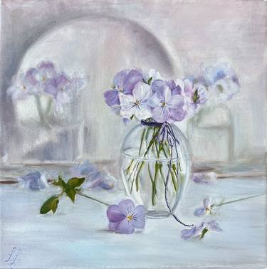 Print of Fine Art Floral Paintings by Lydia Laidinen