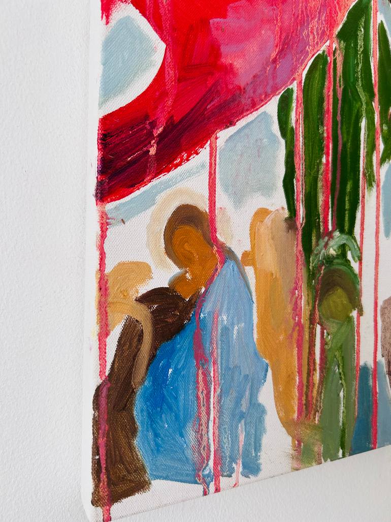 Original Abstract Cinema Painting by Marina Nemirovsky