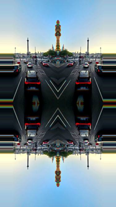 Original Abstract Car Digital by Max PhV