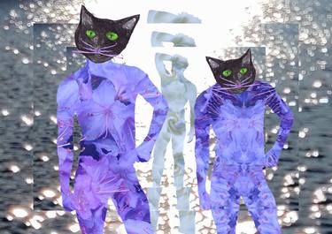 The Cosmic Cats with Rhododendron mustaches are Coming thumb