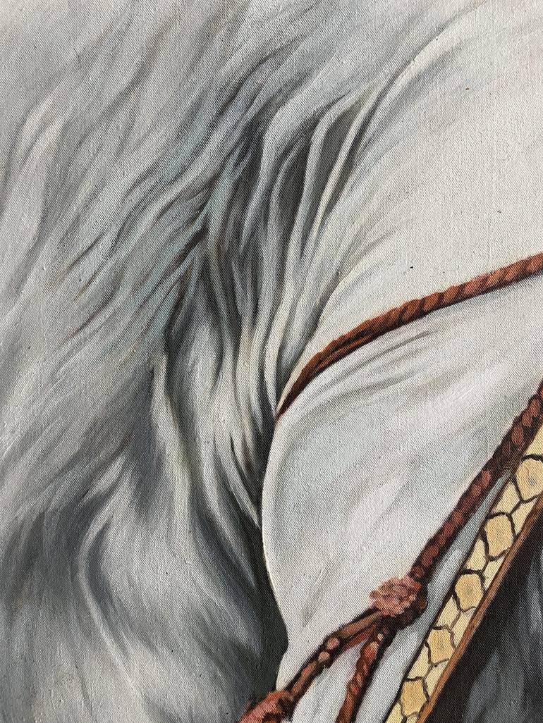 Original Fine Art Horse Painting by Ahmad Alazami