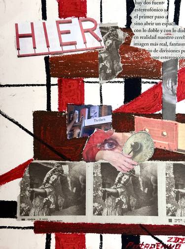 Original Conceptual Abstract Collage by Hanna Potapenko