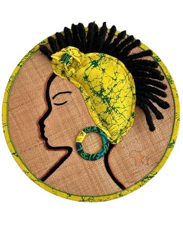 Original Abstract Expressionism Women Mixed Media by Danielle Mbenda