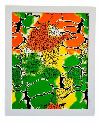 Original Abstract Expressionism Abstract Mixed Media by Danielle Mbenda