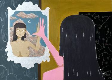 Original Surrealism Women Paintings by Lucy Genoyer