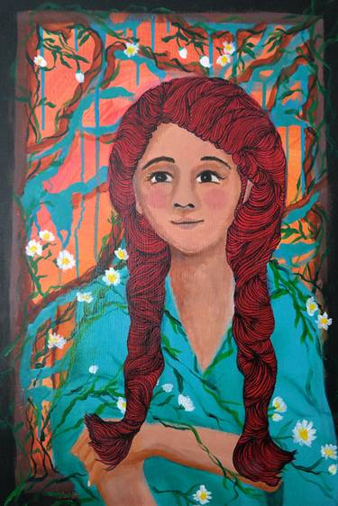 Original Pop Art Women Paintings by Lucy Genoyer