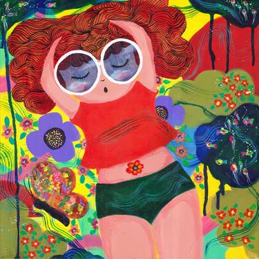 Original Cartoon Paintings by Lucy Genoyer