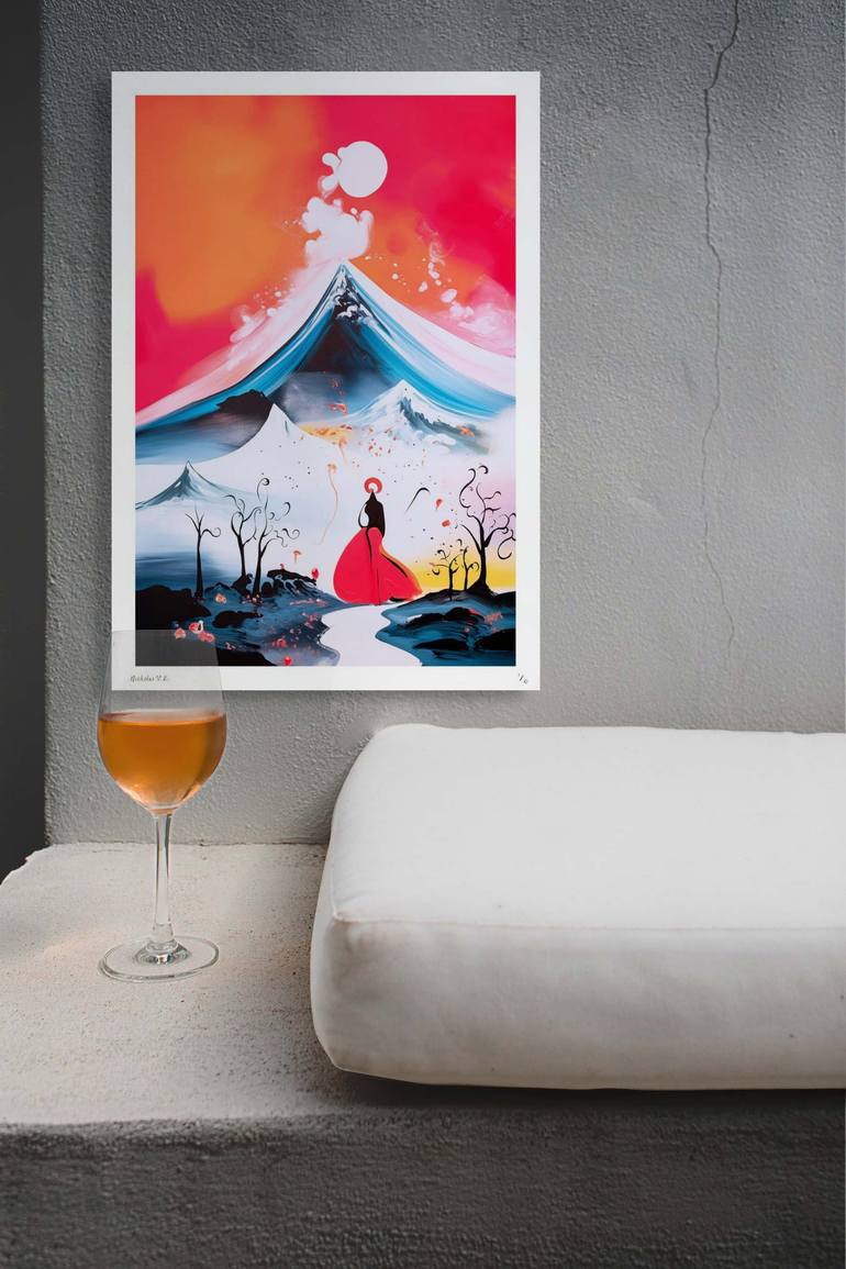 Original Contemporary Abstract Digital by Nicholas V K