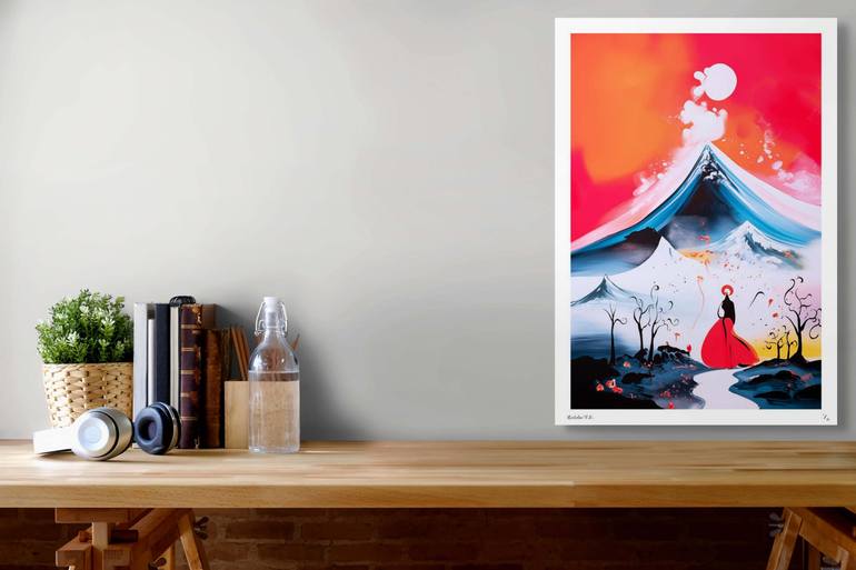 Original Contemporary Abstract Digital by Nicholas V K