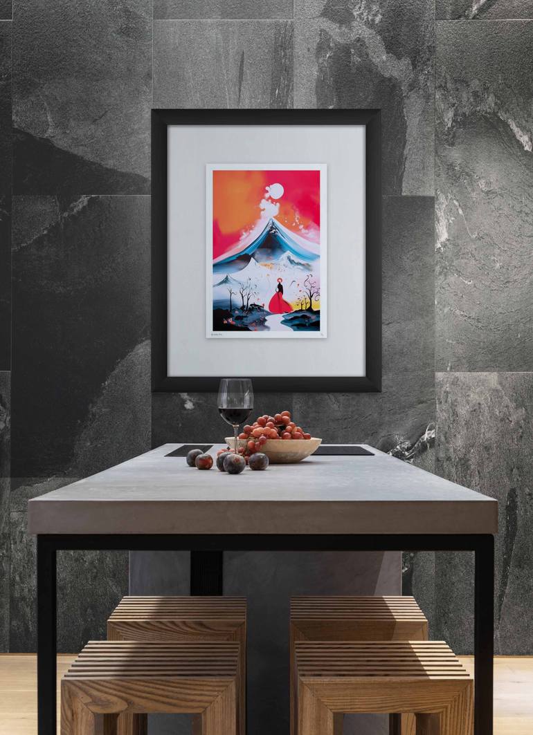 Original Contemporary Abstract Digital by Nicholas V K