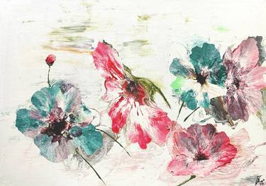 Original Floral Paintings by Blagorodna Petrushevska
