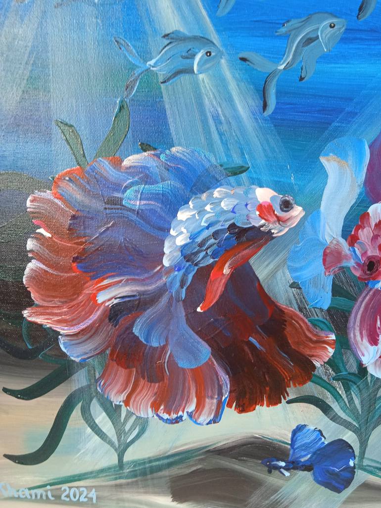 Original Realism Animal Painting by Elizabeth Khami