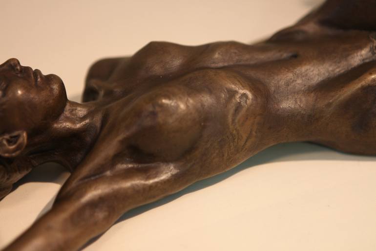 Original Figurative Nude Sculpture by Anna Weightman