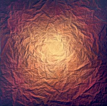 Original Abstract Light Mixed Media by Nihan Yapar Yalçın