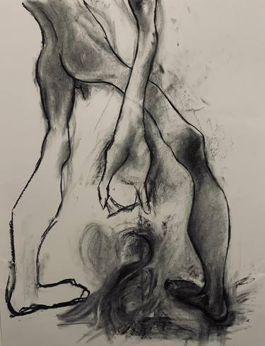 Original Expressionism Body Drawings by Salah Benali