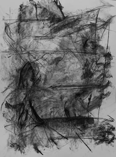 Original Abstract Expressionism Abstract Drawings by Salah Benali