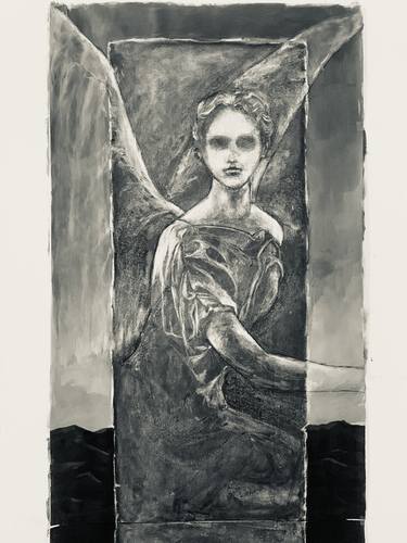 Original Expressionism Classical Mythology Drawing by Salah Benali