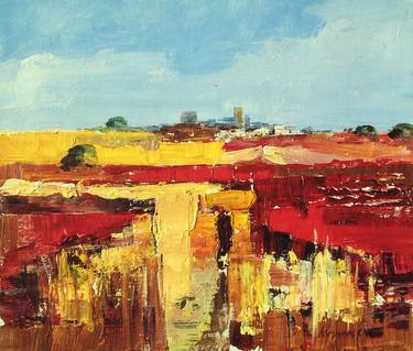 Original Expressionism Landscape Paintings by Norma Canzanella