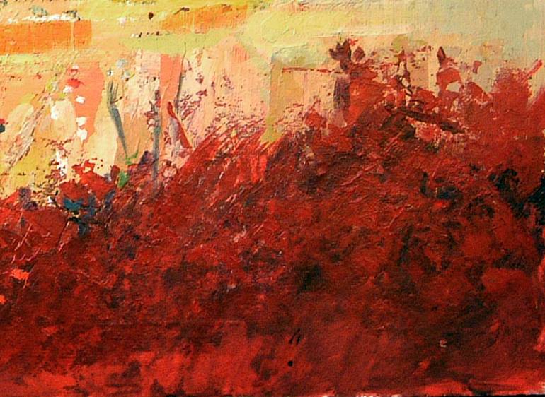 Original Abstract Expressionism Landscape Painting by Norma Canzanella