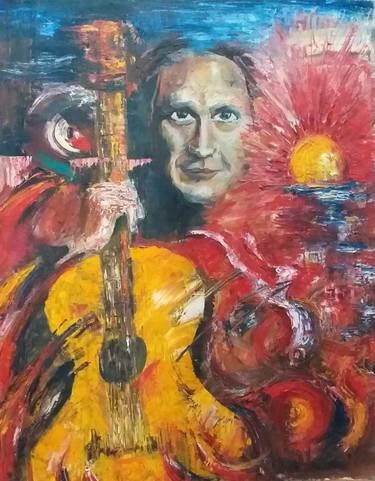 Original Expressionism Music Paintings by Irina Chicu