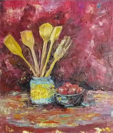 Original Impressionism Still Life Paintings by Irina Chicu