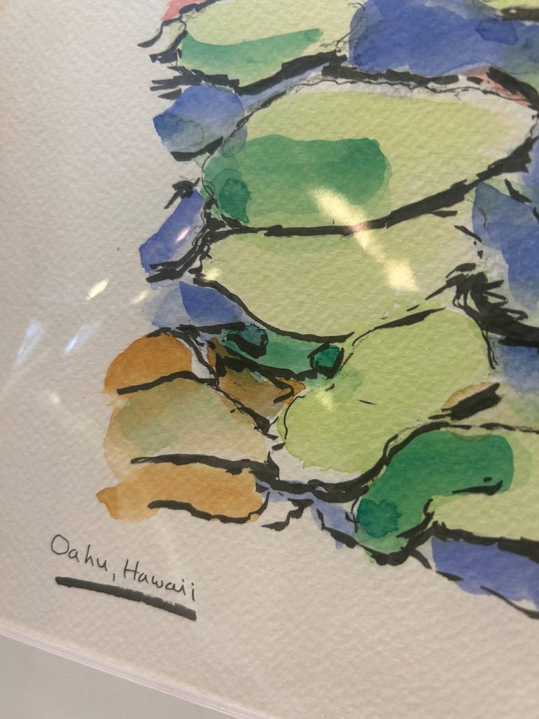 Original Abstract Expressionism Landscape Painting by Erik Moy