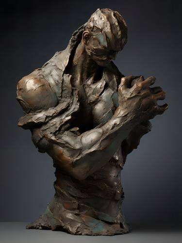 Original Men Sculpture by Handsong Gallery