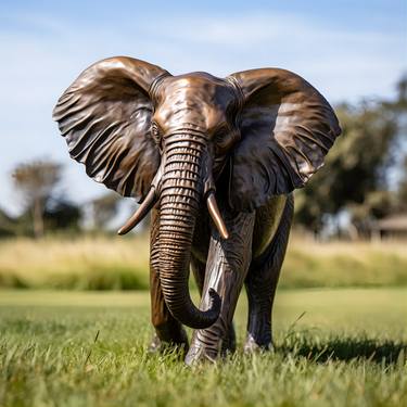 Original Animal Sculpture by Handsong Gallery