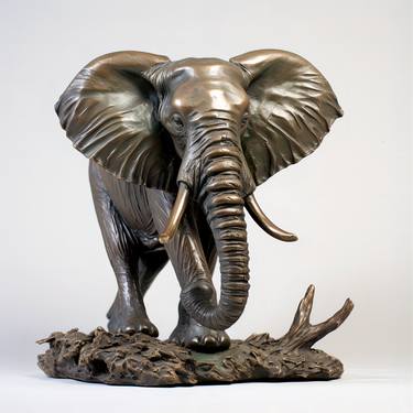 Original Art Deco Animal Sculpture by Handsong Gallery