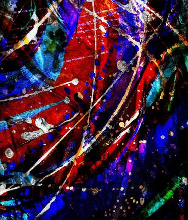 Original Contemporary Abstract Mixed Media by Nicolas Bravo