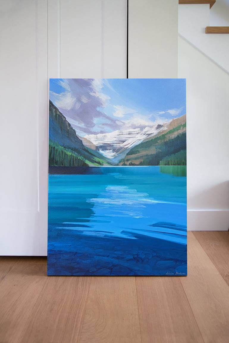 Original Impressionism Landscape Painting by Antonina Banderova