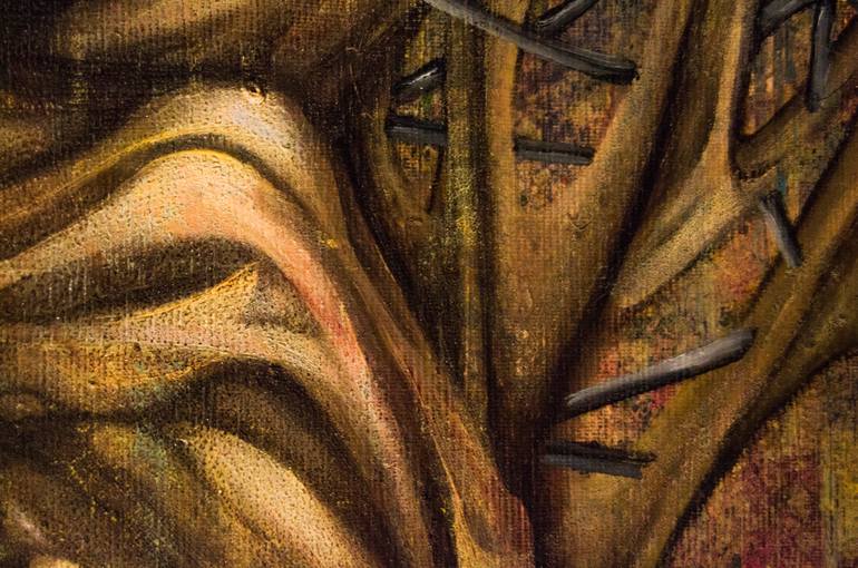 Original Surrealism Fantasy Painting by Mattia Malis