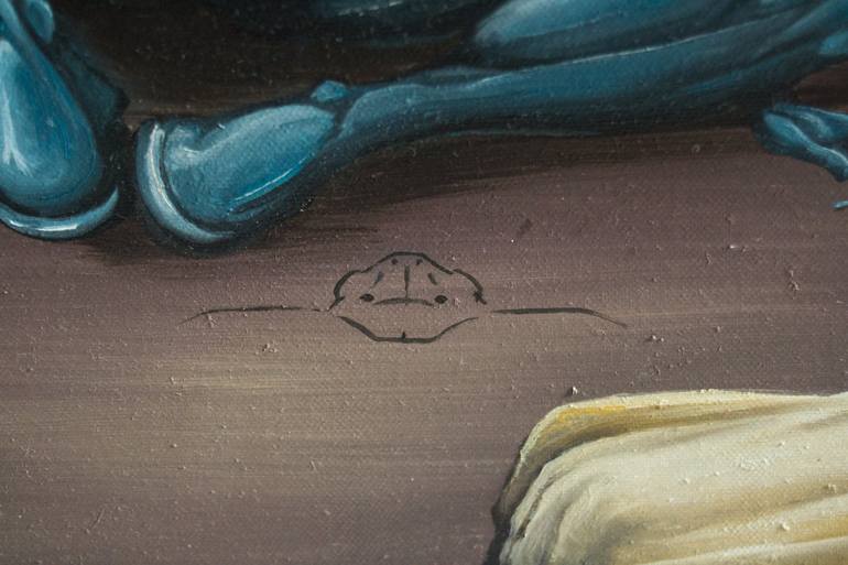 Original Surrealism Classical Mythology Painting by Mattia Malis