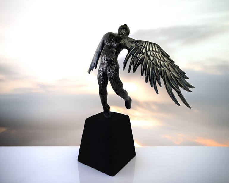 Falcon wings of life Sculpture - Limited Edition 10 - Print