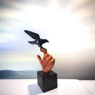 Falconry (Sculpture) thumb