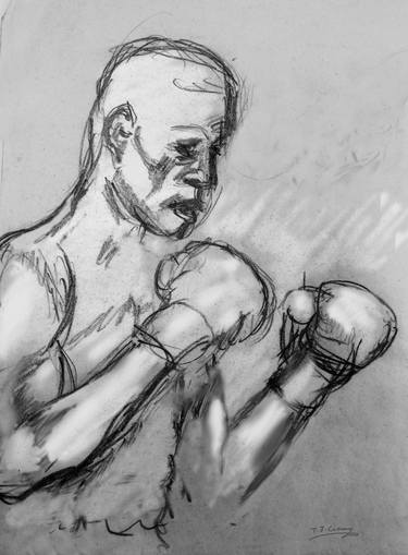 Print of Figurative Sport Drawings by Tom Conway