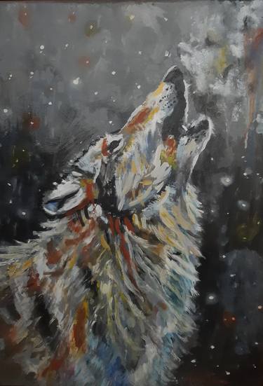 Original Expressionism Animal Paintings by David Love