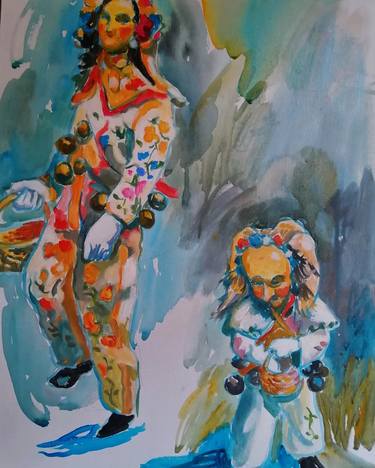 Original Figurative People Paintings by Marina Lukianova