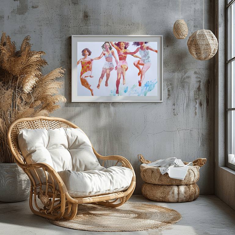 Original Contemporary People Painting by Marina Lukianova