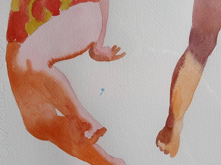 Original Contemporary People Painting by Marina Lukianova