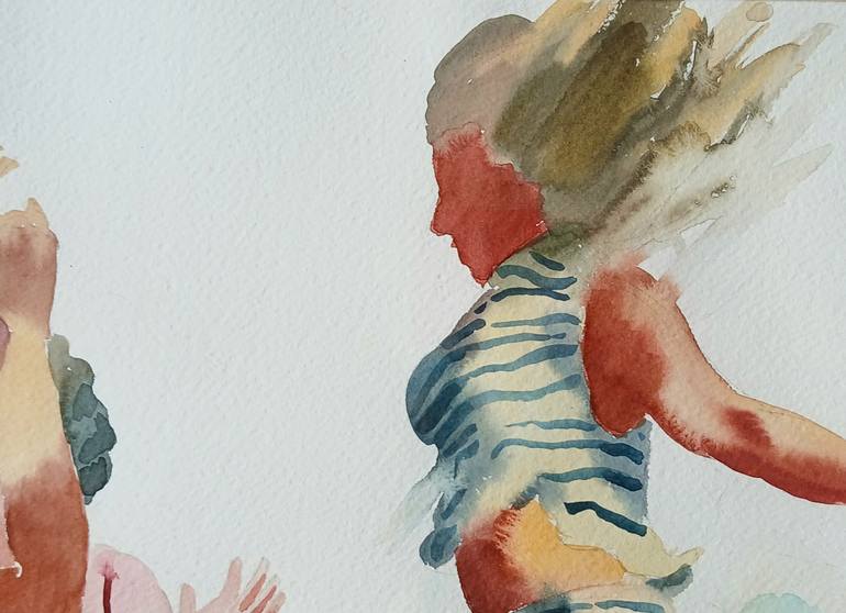 Original Contemporary Beach Painting by Marina Lukianova