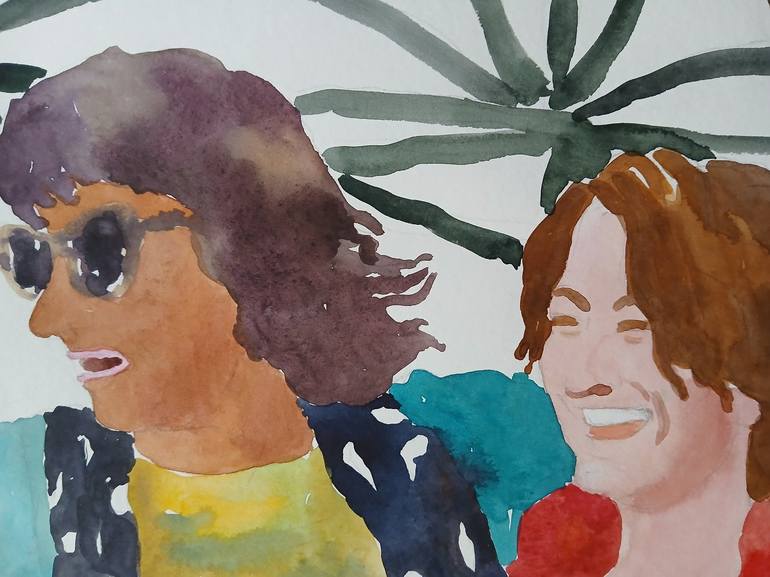 Original Contemporary People Painting by Marina Lukianova