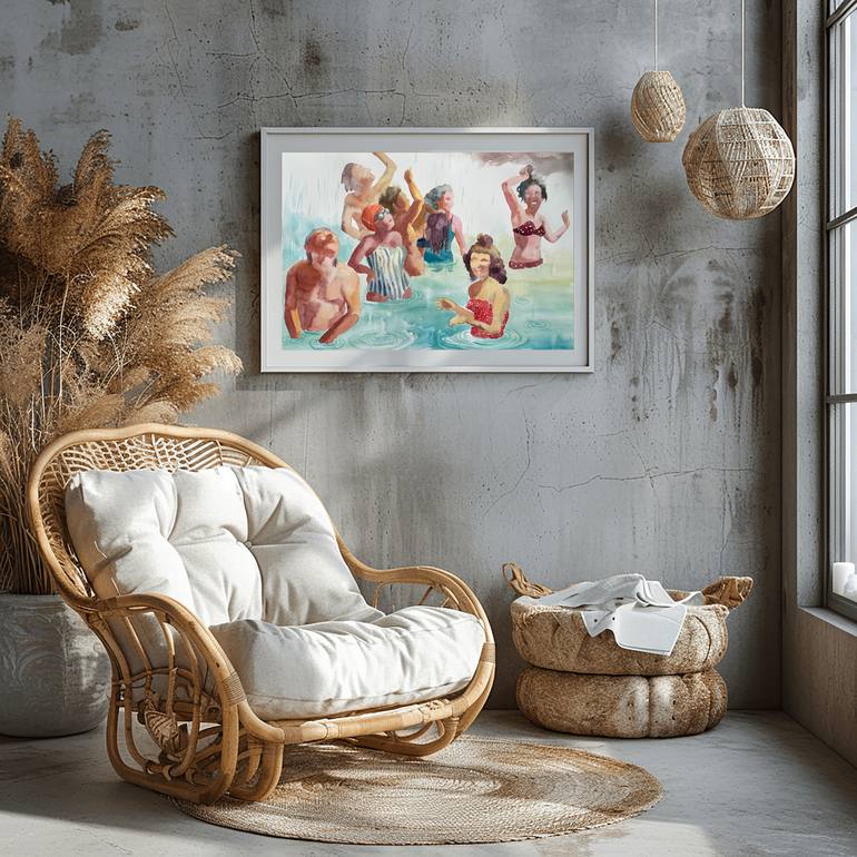Original Contemporary People Painting by Marina Lukianova