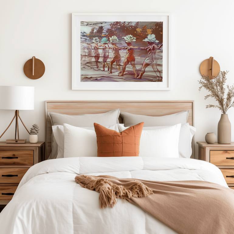 Original Contemporary People Painting by Marina Lukianova