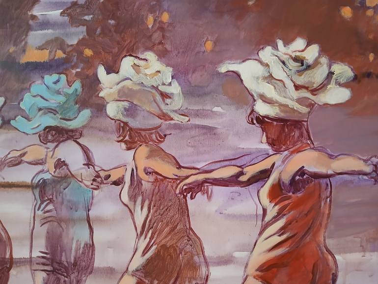Original Contemporary People Painting by Marina Lukianova