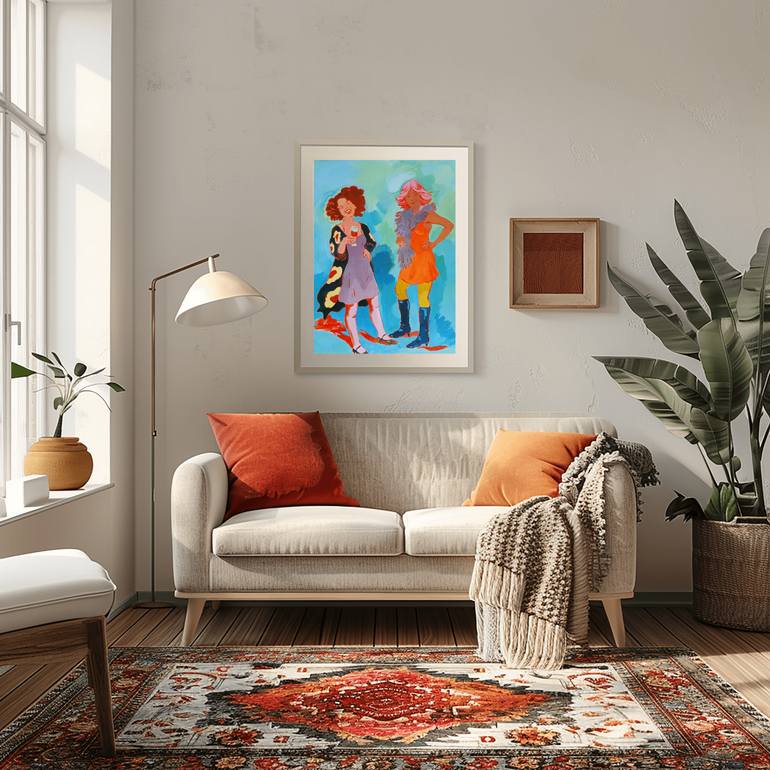 Original Contemporary People Painting by Marina Lukianova