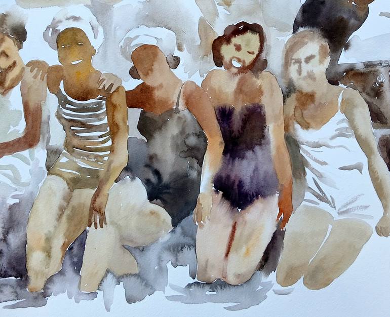 Original Contemporary Women Painting by Marina Lukianova