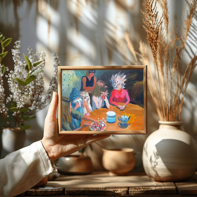 Original Contemporary Fantasy Painting by Marina Lukianova