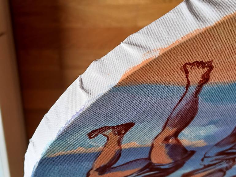 Original Contemporary People Painting by Marina Lukianova